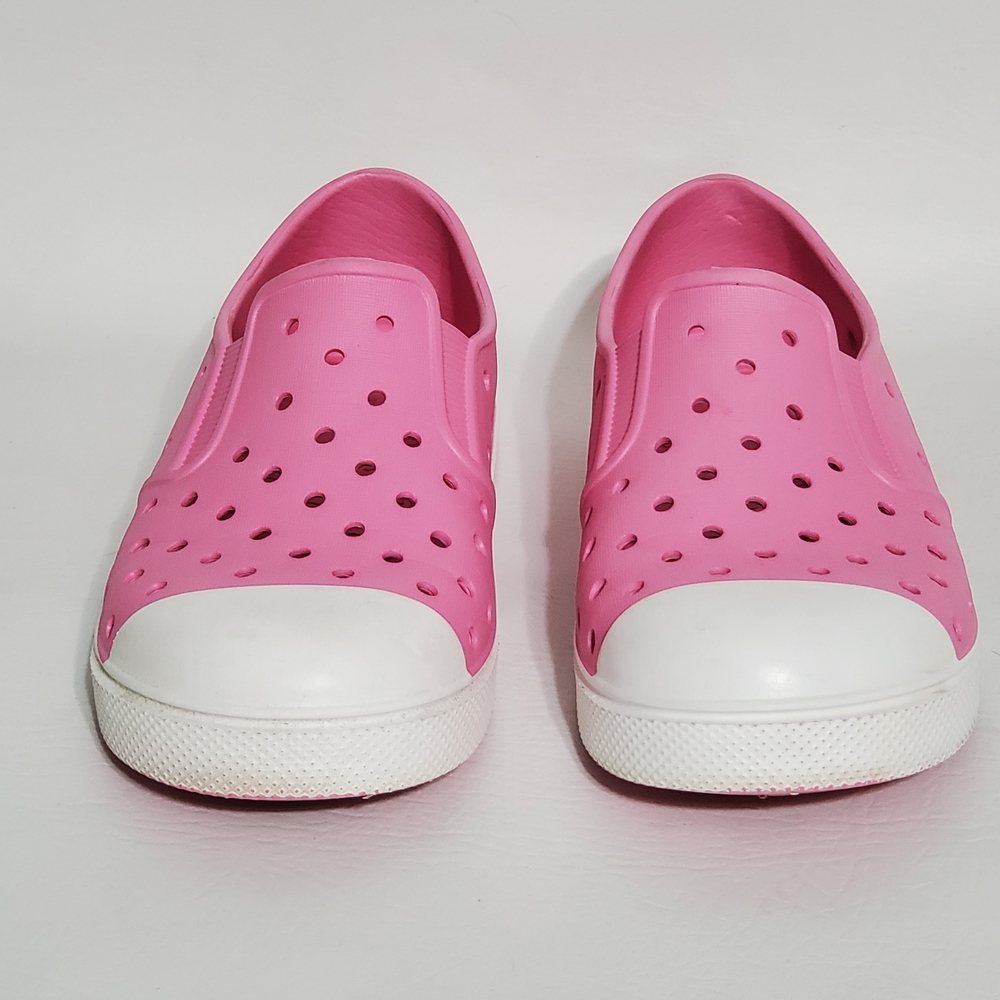 Place Foam Pink Slip On Sneakers with White Toe - Picture 2 of 11